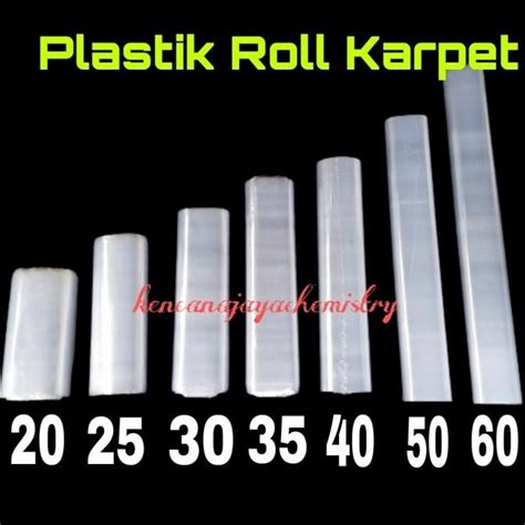 Jual Plastik Karpet Laundryplastik Rollplastik Gulung Ukuran 25 Berat