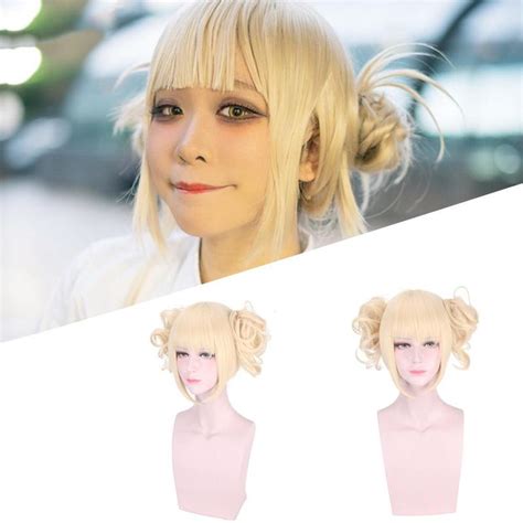 Clothing Shoes And Accessories Boku No My Hero Academia Himiko Toga Light Blonde Short Cosplay