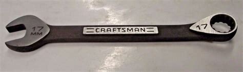 Craftsman 12958 17mm Spline Universal Open Closed End Wrench