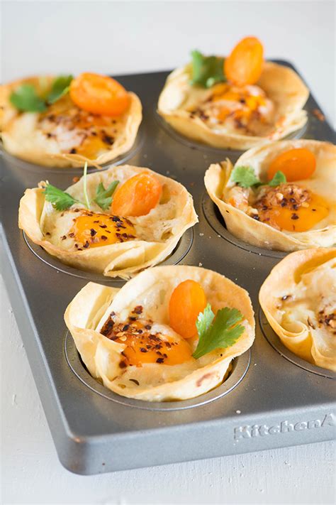 Baked Egg Cups Breakfast Pizza Egg Cups My Tasty Curry