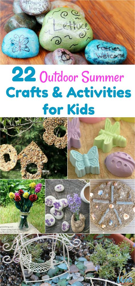 22 Outdoor Summer Crafts And Activities For Kids Mom Does