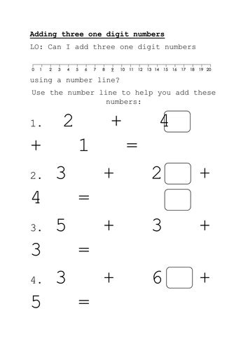 addition worksheets teaching resources