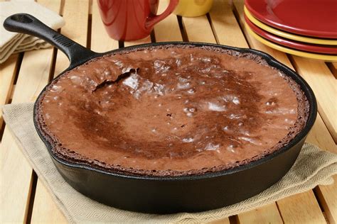 Skillet Brownies Recipe This Cast Iron Skillet Fudgy Brownie Recipe Is
