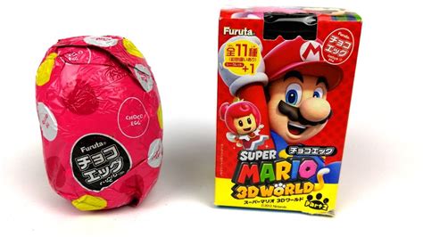 Super Mario 3d Wörld Choco Surprise Egg Furuta Kinder Surprise Egg