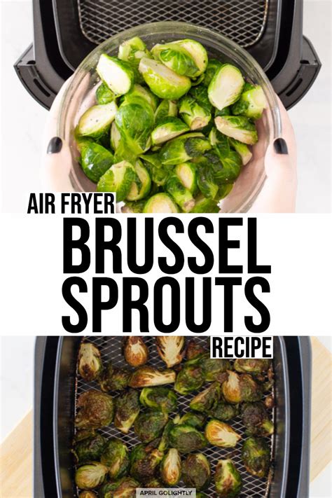 sprouts brussel air fryer bacon recipe brussels maple shredded parmesan aprilgolightly