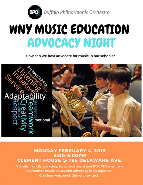 Wny Music Education Advocacy Night Bpo