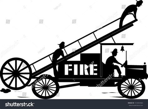 Free Free 215 Silhouette Fire Truck Svg SVG PNG EPS DXF File
