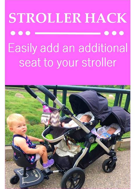 Stroller Hack Easily Add An Additional Seat To Your Stroller