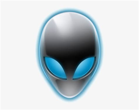 Alien Logo Alienware Logo Blue Png Transparent Png 446x600 Free