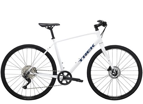 2022 Trek Fx 3 Disc Hybrid Bike In Crystal White