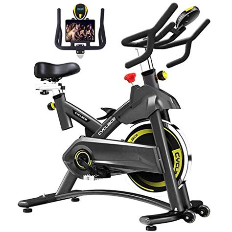 Cyclace Exercise Bike Stationary Lbs Weight Capacity Indoor Cycling Bike With Comfortable