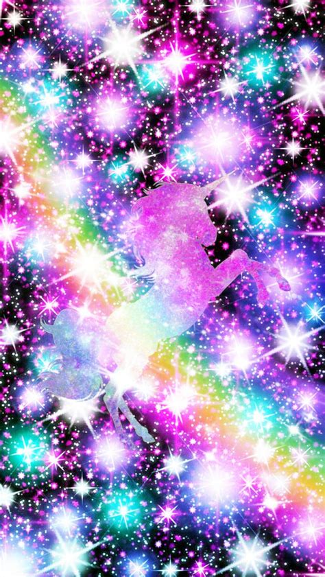 Download this background for multiple phone models including iphone 5 through x. Loves a State of Mind — Glittery unicorn, made by me ...