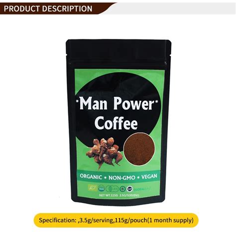 Tongkat Ali Maca Herbal Sex Coffee For Men Private Label China Price Supplier 21food