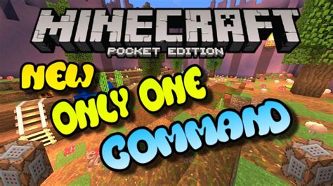 Minecraft Bedrock Command Block Creation Only One Command Youtube
