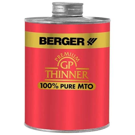 Turpentine Berger Premium Gp Thinner Packaging Type Can Packaging