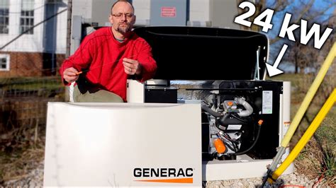Emergency Standby Generator Install Diy Start To Finish Generac 24kw Backup Generator Youtube