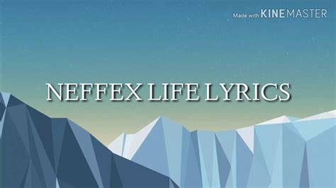 Neffex Life Lyrics Youtube