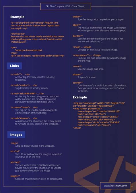 Html 5 Cheat Sheet For Download Designcoral