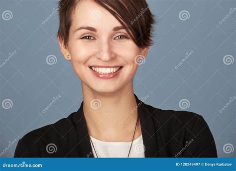 Woman With Beaming Smile Stock Image Image Of Lifestyle 120249497
