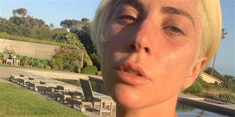 Lady Gaga Looks Almost Unrecognizable In This Glowing No Makeup Selfie