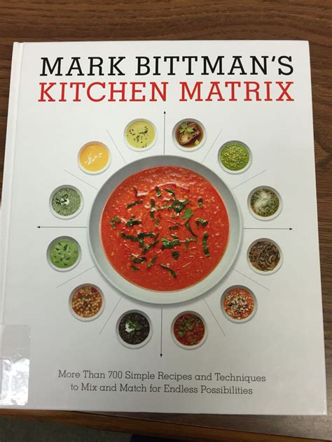 Mark Bittmans Kitchen Matrix From The Back Cover In This Unique Book