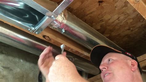 Sealing Ductwork Gaps With Aluminum Foil Tape Youtube