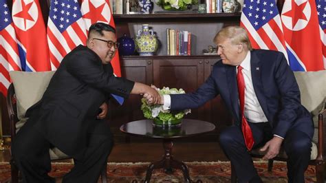 historic handshake  donald trump kim jong