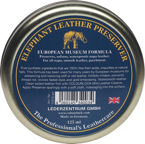 Colourlock Elephant Leather Preserve Wax To Restore Care