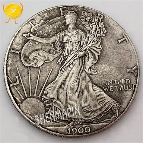 1900 Statue Of Liberty Commemorative Coin 1 Oz Fine Silver One Dollar