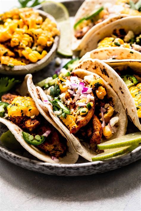 Taco Recipes Mexican Mexican Tacos Mexican Corn Grilled Chicken