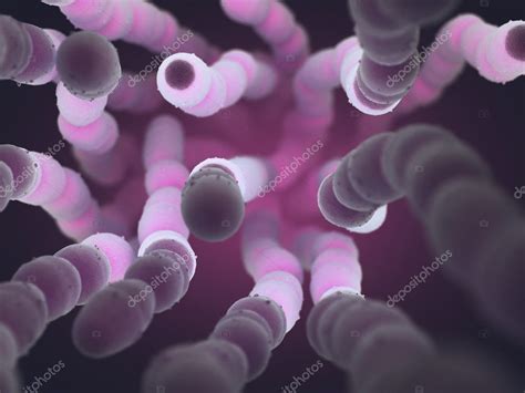 Streptococcus Pneumoniae Bactéries — Photographie Ktsdesign © 124852060