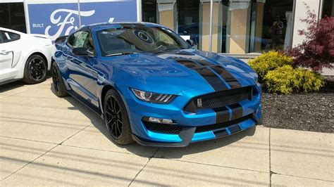 2019 Ford Mustang Shelby Gt350 Velocity Blue Youtube