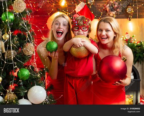 Christmas Party Women Image And Photo Free Trial Bigstock