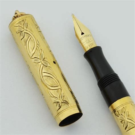 Walmart.com has been visited by 1m+ users in the past month Waterman 0552 1/2 V Fountain Pen, 1920's - Engraved Floral ...