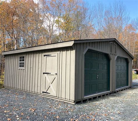 Modular Two Car Garages Custom Barns And Buildings The Carriage