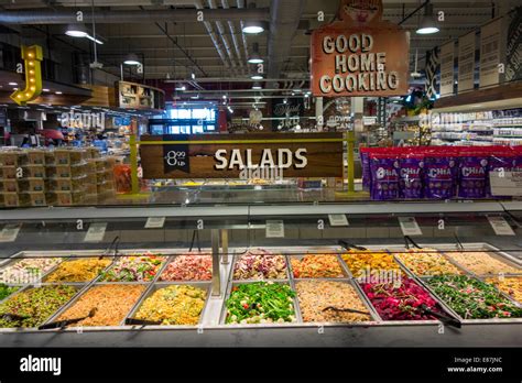 Salad Bar In Whole Foods Store Brooklyn Stock Photo 73927096 Alamy