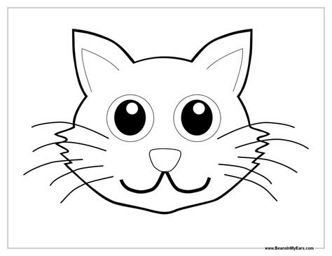 Easy Cat Face Drawing at GetDrawings | Free download
