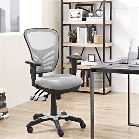 Modway Articulate Ergonomic Mesh Office Chair In Gray Sacramento Jnco