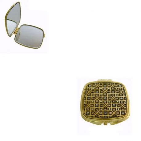 Check spelling or type a new query. Rounded Rectangle Damascene Compact Mirror Gold