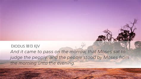 Exodus Kjv Desktop Wallpaper And It Came To Pass On The Morrow