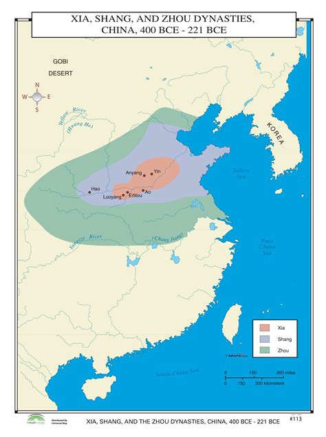 113 Xia Shang And Zhou Dynasties China 400 221 Bce The Map Shop
