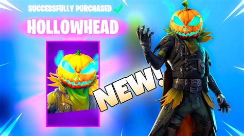 This is fortnite's big halloween bash, so be sure not to miss out! NEW! PUMPKIN HEAD SKIN IS HERE! Hollowhead (New Item Shop ...