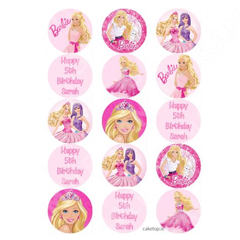 Printable Barbie Cupcakes Ubicaciondepersonas Cdmx Gob Mx