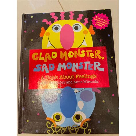 Glad Monster Sad Monster―a Book About Feelings 蝦皮購物