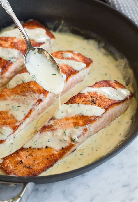 Cooking tips for this salmon recipe. Salmon (with Creamy Garlic Dijon Sauce) - Cooking Classy