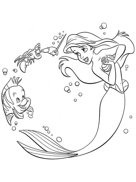 Baby Ariel Coloring Pages Coloring Pages