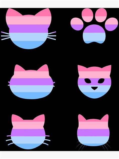 Catgender Pack Xenogender Lgbt Catgender Flag Cat Logo Rainbow