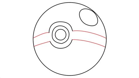 How To Draw A Poke Ball Step By Step 5 Easy Phase