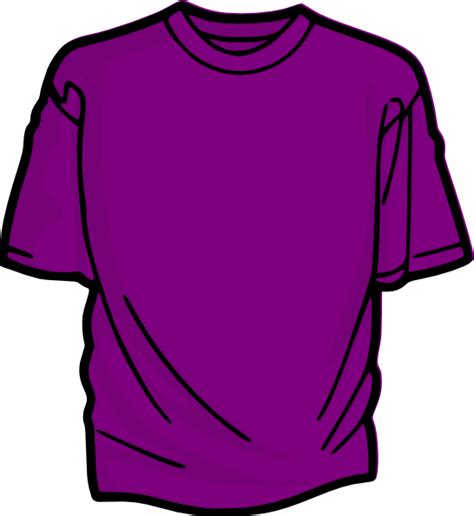 Purple T Shirt Clip Art at Clker.com - vector clip art online, royalty png image