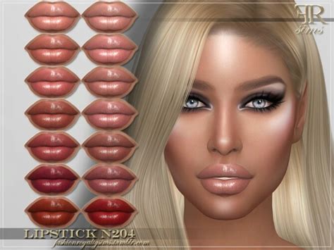 Frs Lipstick N204 By Fashionroyaltysims At Tsr Sims 4